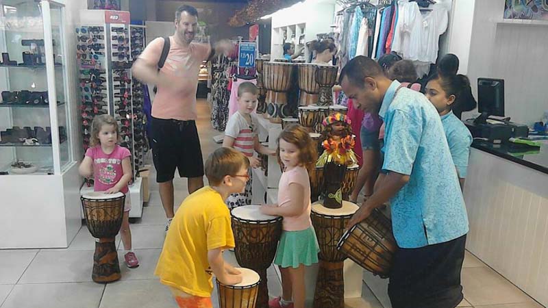 Experience firsthand the true cultural heart of Fiji with a fascinating tour of the Coral Coast including visits to Sigatoka market, Radha Krishna Temple, Lawai Pottery Village & Tappoo Fiji Market.